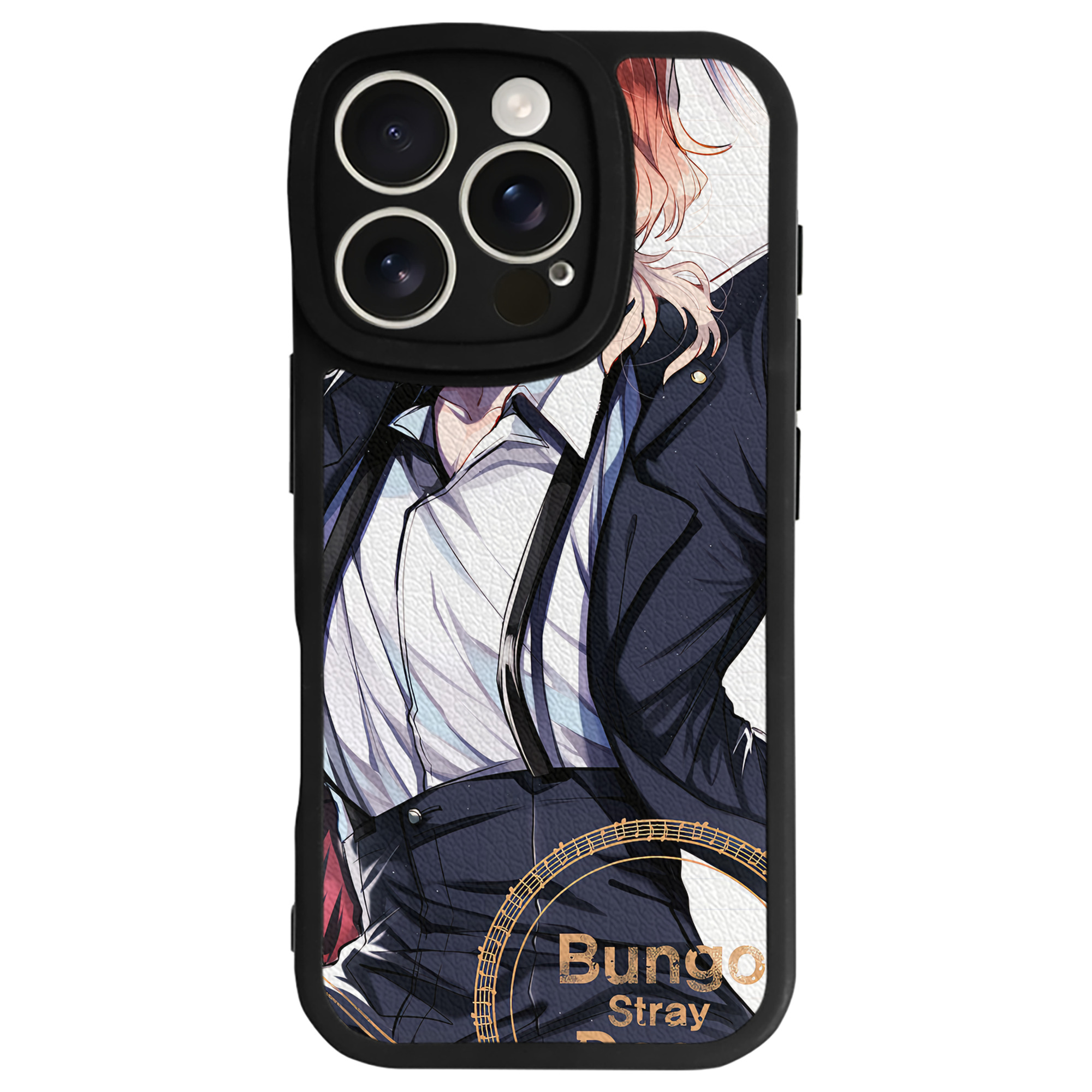 （画像用） 文豪ストレイドッグス Bungo Stray Dogs 【iPhone 16シリーズ対応】シリコンスマホケース（レザー調） 材質：シリコン